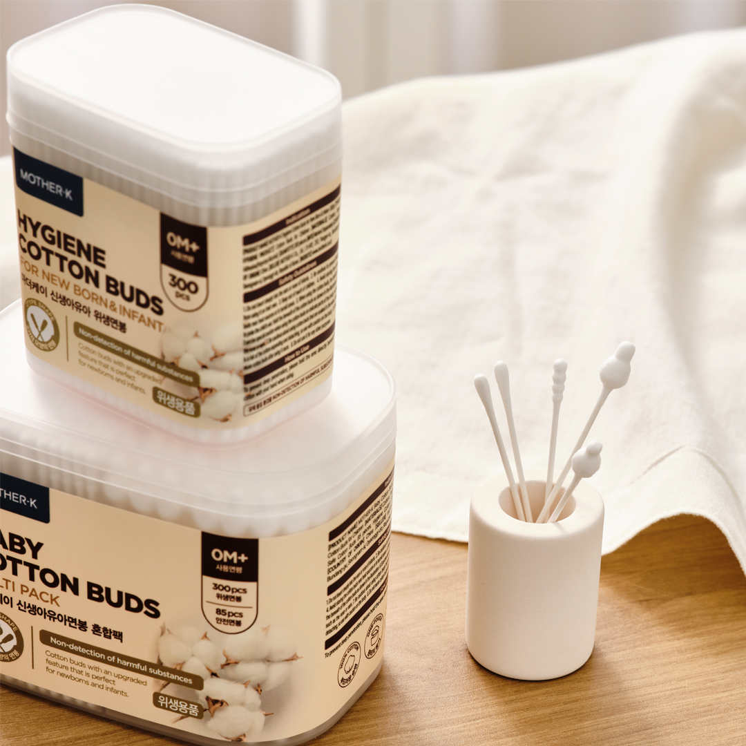 Mother-K cotton buds with a paper stick Mother-K cotton buds with a paper stick