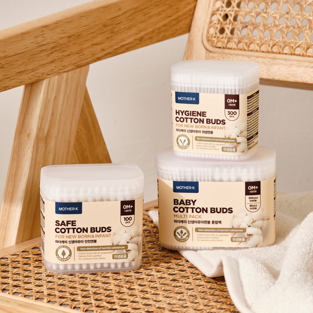 Mother-K cotton buds with a paper stick