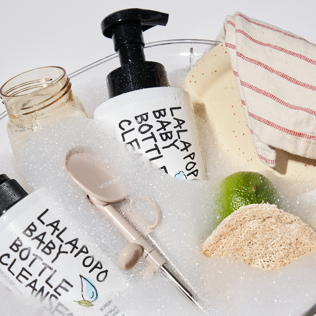 K-MOM Lalapopo Baby Bottle, Fruit & Vegetable Cleanser (Bubble type) K-MOM Lalapopo Baby Bottle, Fruit & Vegetable Cleanser (Bubble type)