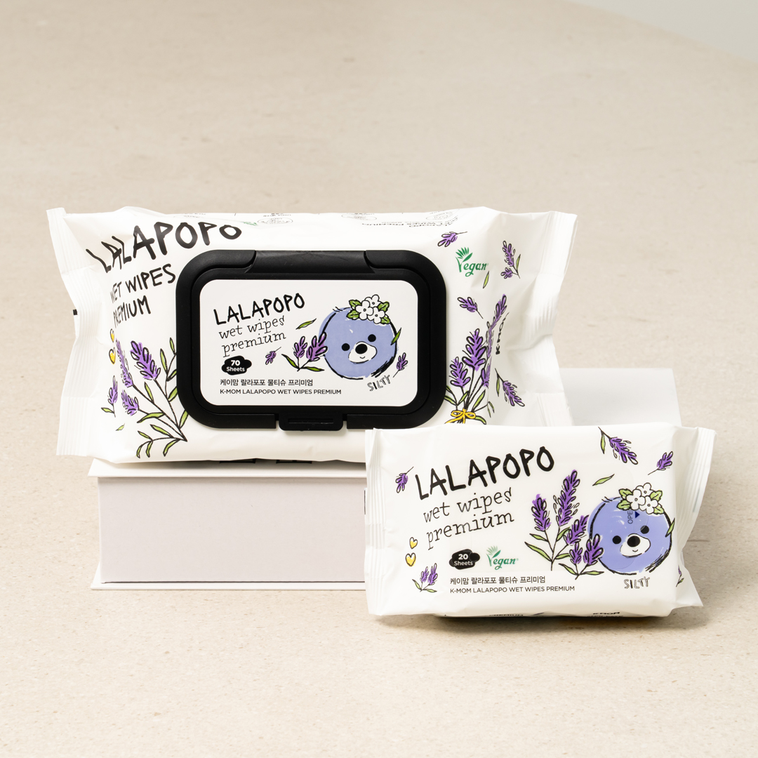 K-MOM Lalapopo organic wet wipes PREMIUM (20 pcs.) K-MOM Lalapopo organic wet wipes PREMIUM (20 pcs.)