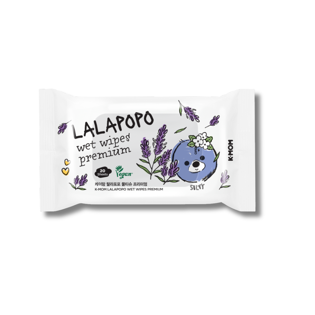 K-MOM Lalapopo organic wet wipes PREMIUM (20 pcs.) K-MOM Lalapopo organic wet wipes PREMIUM (20 pcs.)