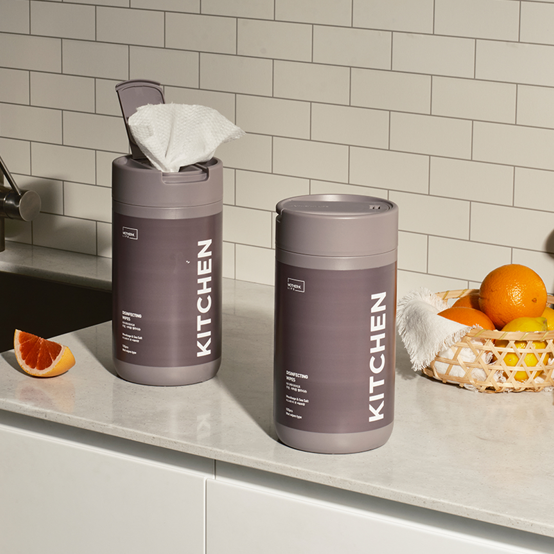 Mother-K Life Multi-Purpose Kitchen Disinfecting Wipes, 150 pcs