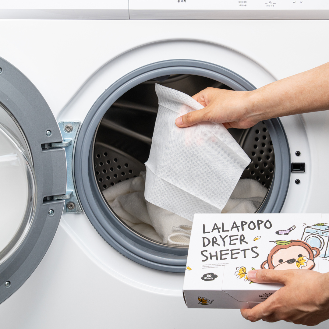K-MOM Lalapopo Dryer Sheets Magnolia, 60 pcs K-MOM Lalapopo Dryer Sheets Magnolia, 60 pcs
