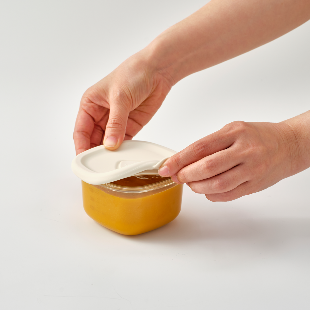 Mother-K HUG PPSU Food Storage Containers with Silicone Lid, 2 pcs Mother-K HUG PPSU Food Storage Containers with Silicone Lid, 2 pcs