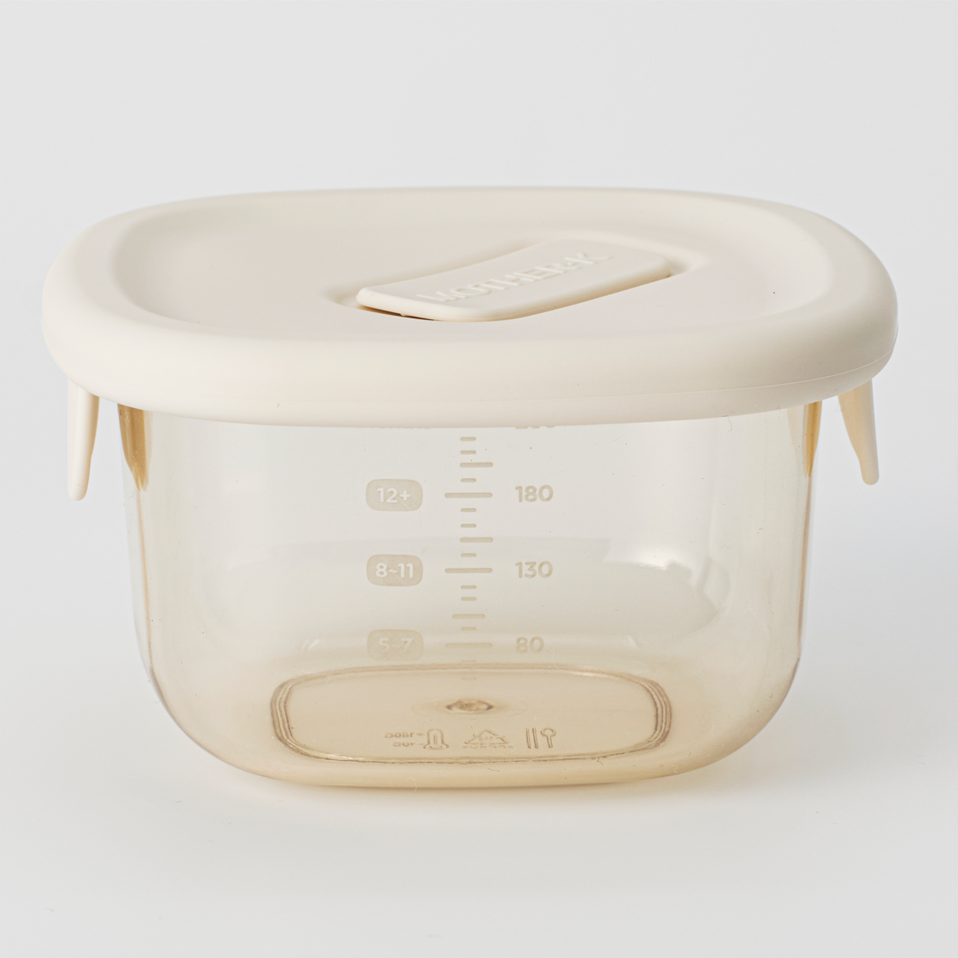 Mother-K HUG PPSU Food Storage Containers with Silicone Lid, 2 pcs Mother-K HUG PPSU Food Storage Containers with Silicone Lid, 2 pcs