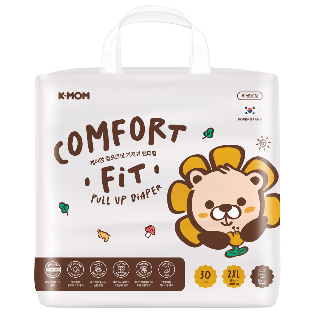 K-MOM Comfort Fit Diaper Pants 2XL size (from 15 kg), 30 pcs K-MOM Comfort Fit Diaper Pants 2XL size (from 15 kg), 30 pcs