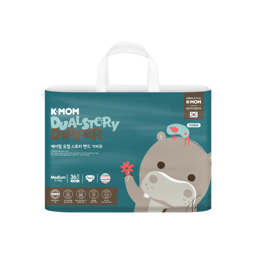 K-MOM “Dual Story” Diapers, Size S (2–5 kg), 40 pcs K-MOM “Dual Story” Diapers, Size S (2–5 kg), 40 pcs