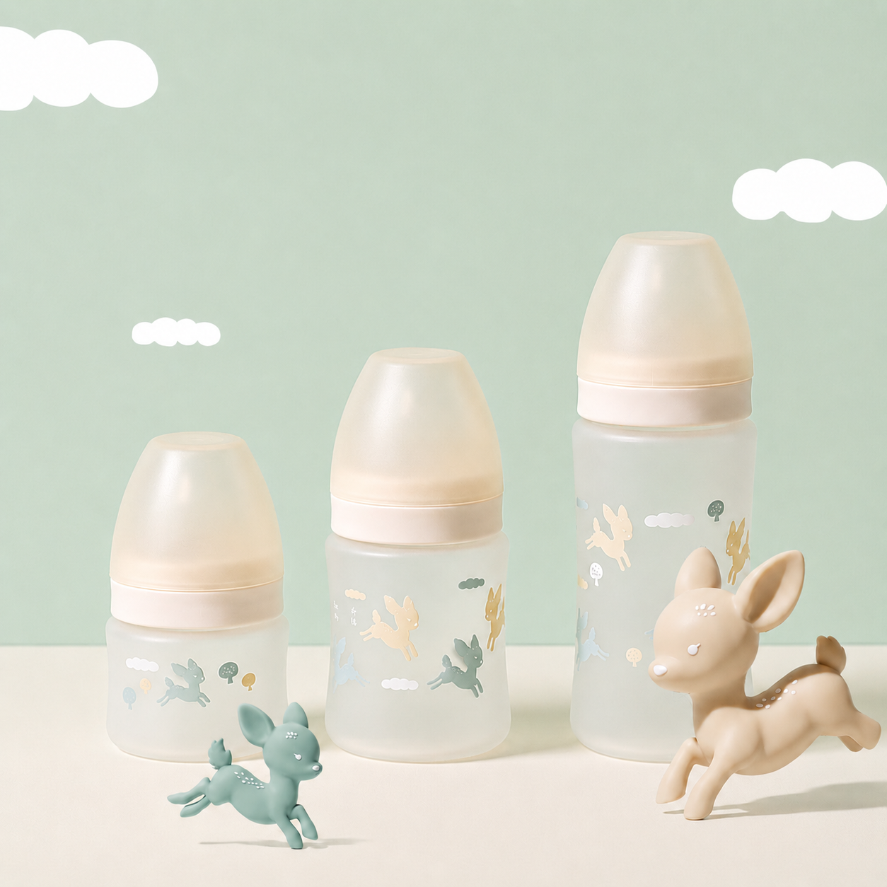 Mother-K Silicone coated glass bottle-1 bottle